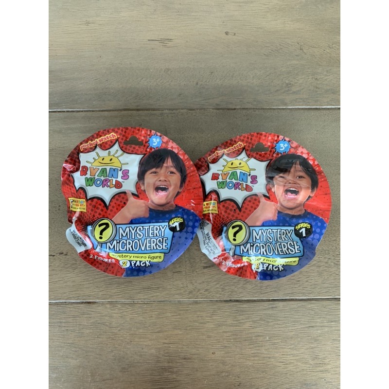 ryan’s world blind bag micro mystery figure 2 pk