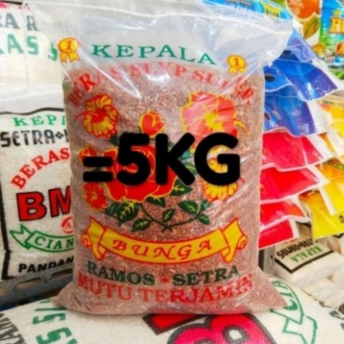 

BERAS MERAH PECAH KULIT KUALITAS SUPER 5KG.