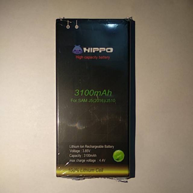 Baterai Hippo Samsung J5 2016 J510 3100 mAh / J2 Prime Grand Prime G530 J5 J500 J3 2016 3450 mAh
