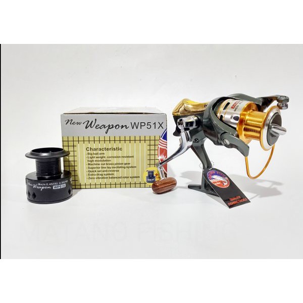 Reel Golden Fish Weapon 10BB WP51X