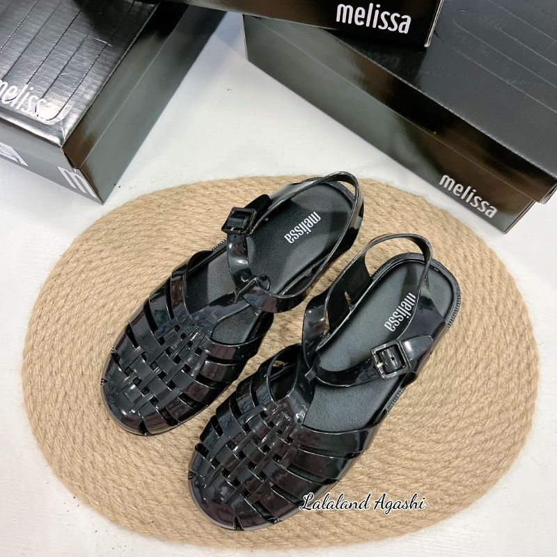 Sepatu  Melissa Possession warna black/sepatu jelly hitam/sepatu jelly melissa