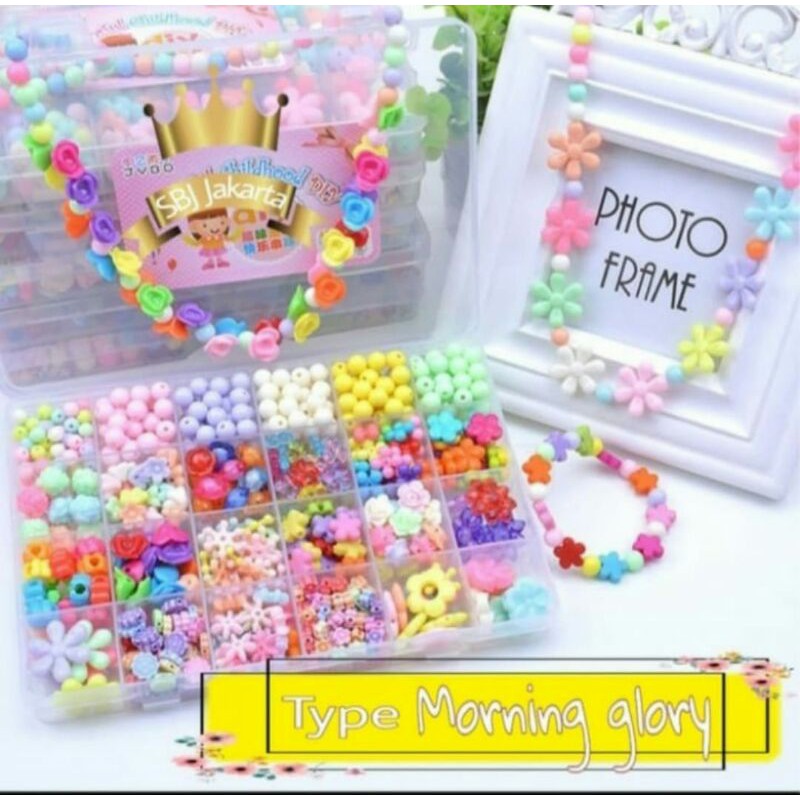 Mainan Manik Manik Beads Meronce Box
