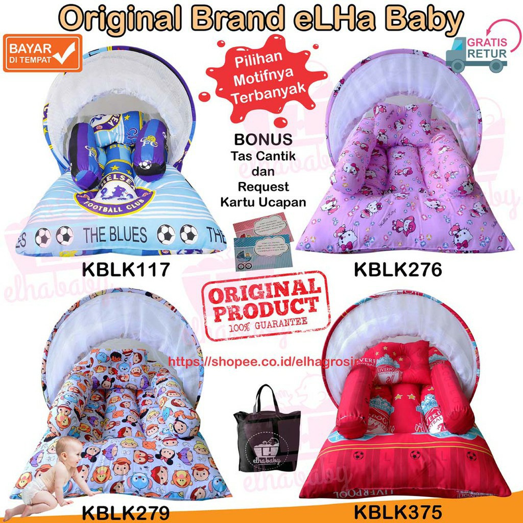 Kasur Bayi Lipat / Tempat Tidur Bayi  / KASUR/ KASUR LIPAT / Kelambu 234