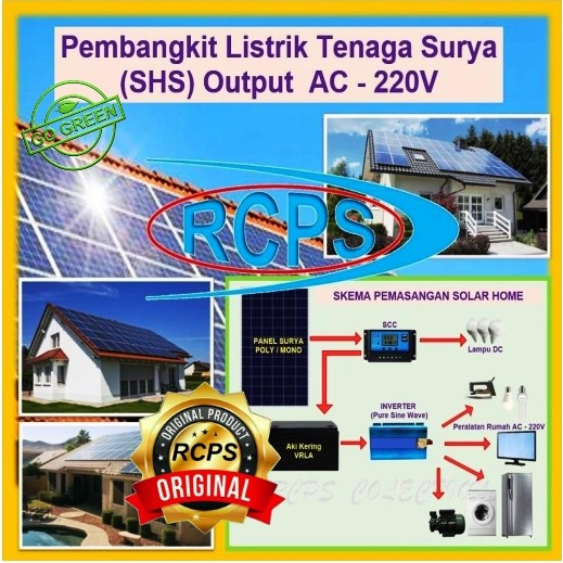 Pembangkit Listrik Tenaga Surya SHS 1000Watt