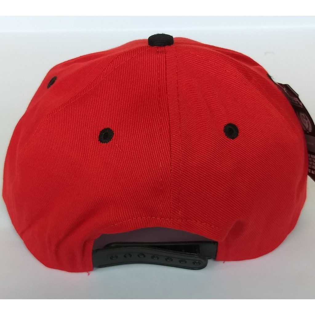 Topi Snapback BG red TRC-08