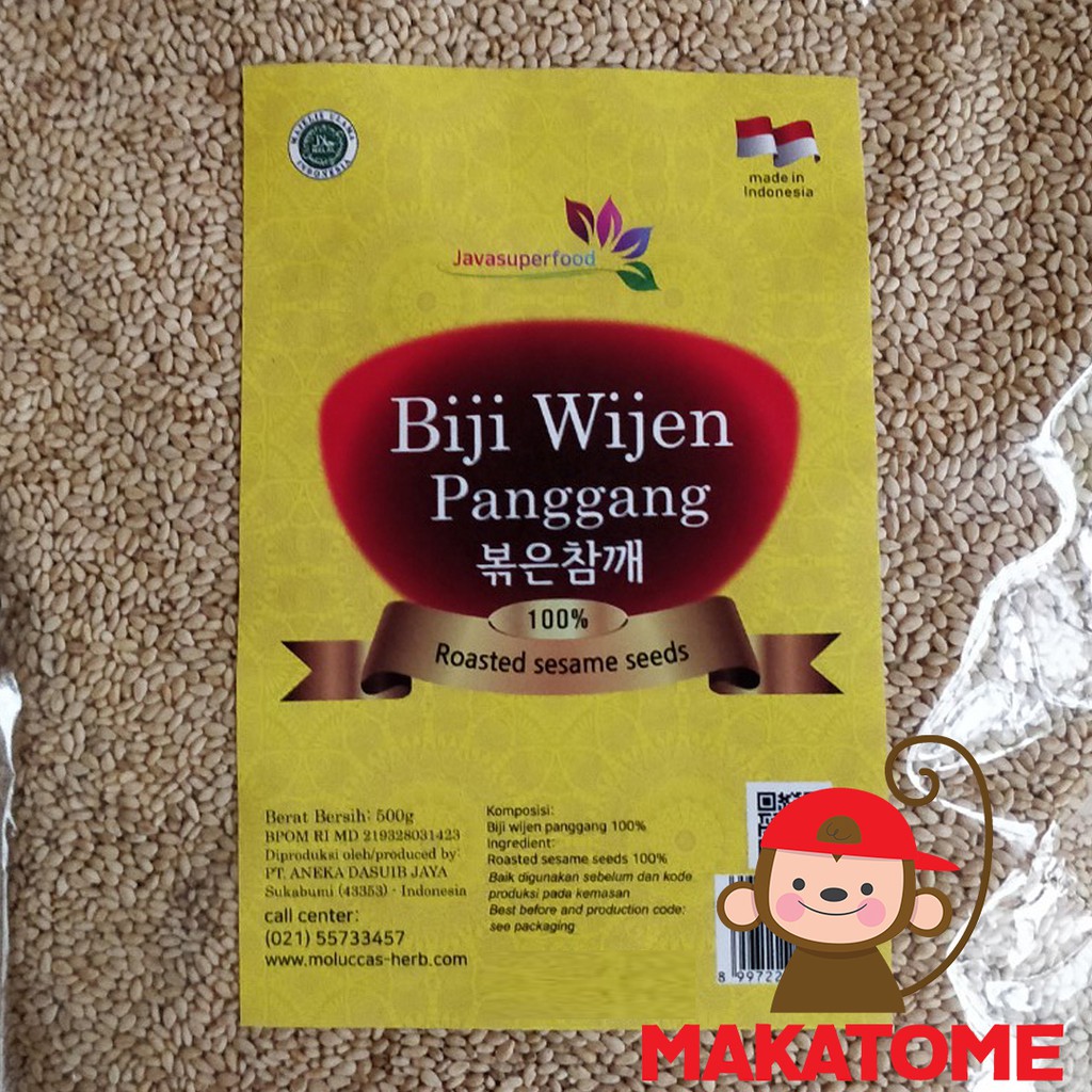 

Biji Wijen Panggang 500gr Javasuperfood 500g 500 g gr java super food roasted sesame seed roast