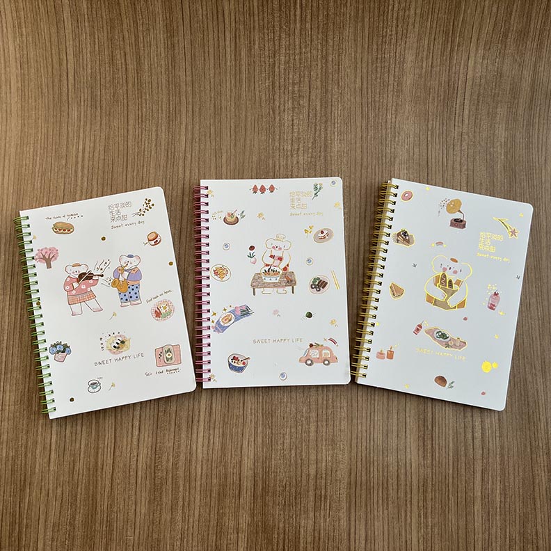 

Notes/Fancy/Notes Lucu/Notebook/Notes Murah/Notes Ring Motif/Notebook Spiral