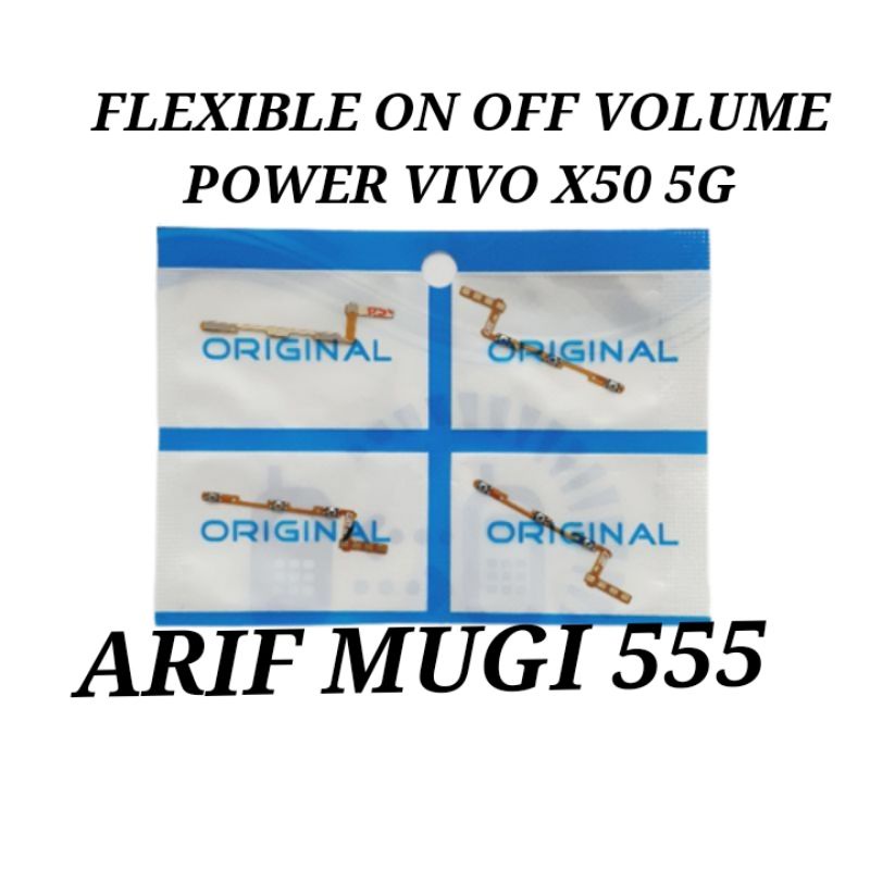 FLEXIBLE FLEXIBEL TOMBOL ON OFF VOLUME POWER VIVO X50 5G ORIGINAL