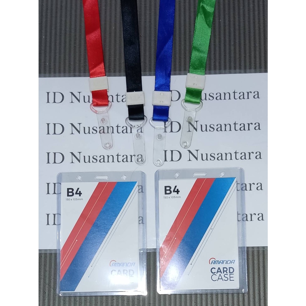 

Paket Tali 2 CM Kait Karet + ID Card Case B4