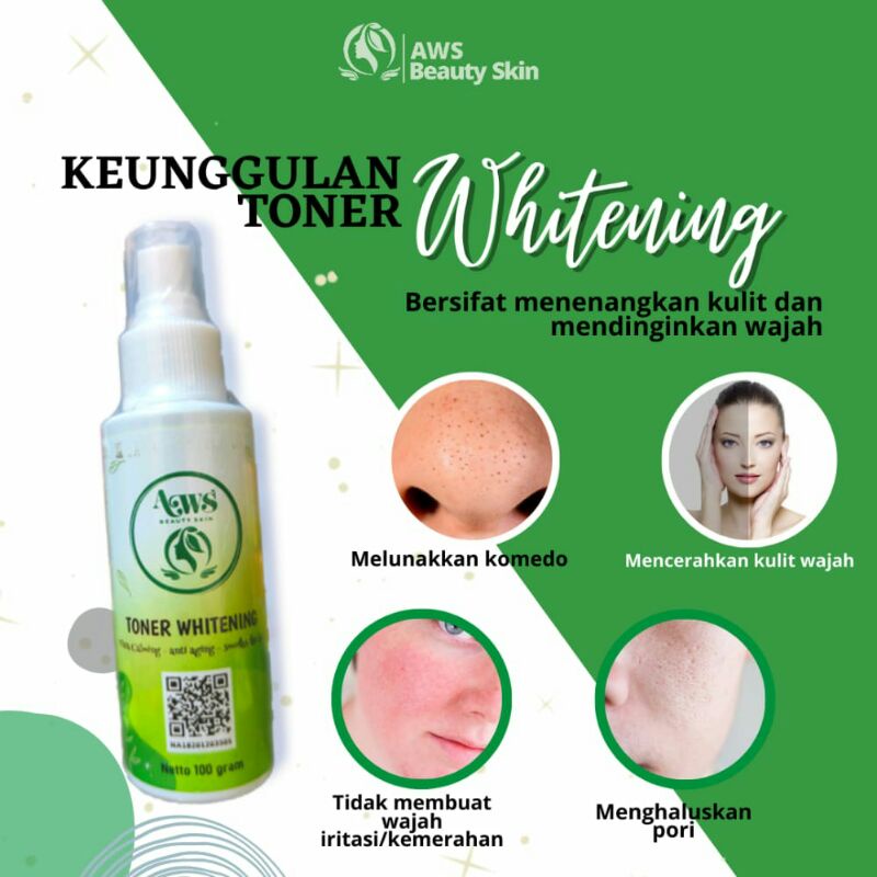 TONER WHITENING AWS BEAUTY SKIN