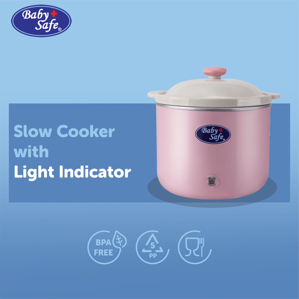 Slow Cooker with Light Indicator / Peralatan Masak Bayi / Peralatan MPASI