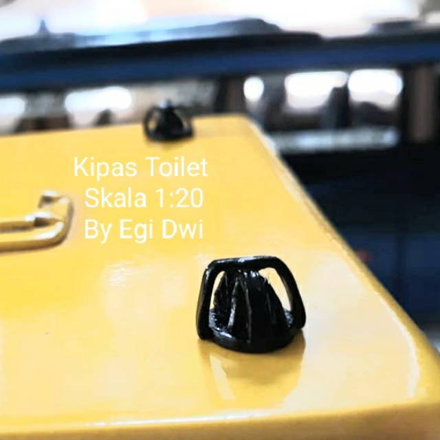 Kipas Toilet Miniatur Bus Skala 20