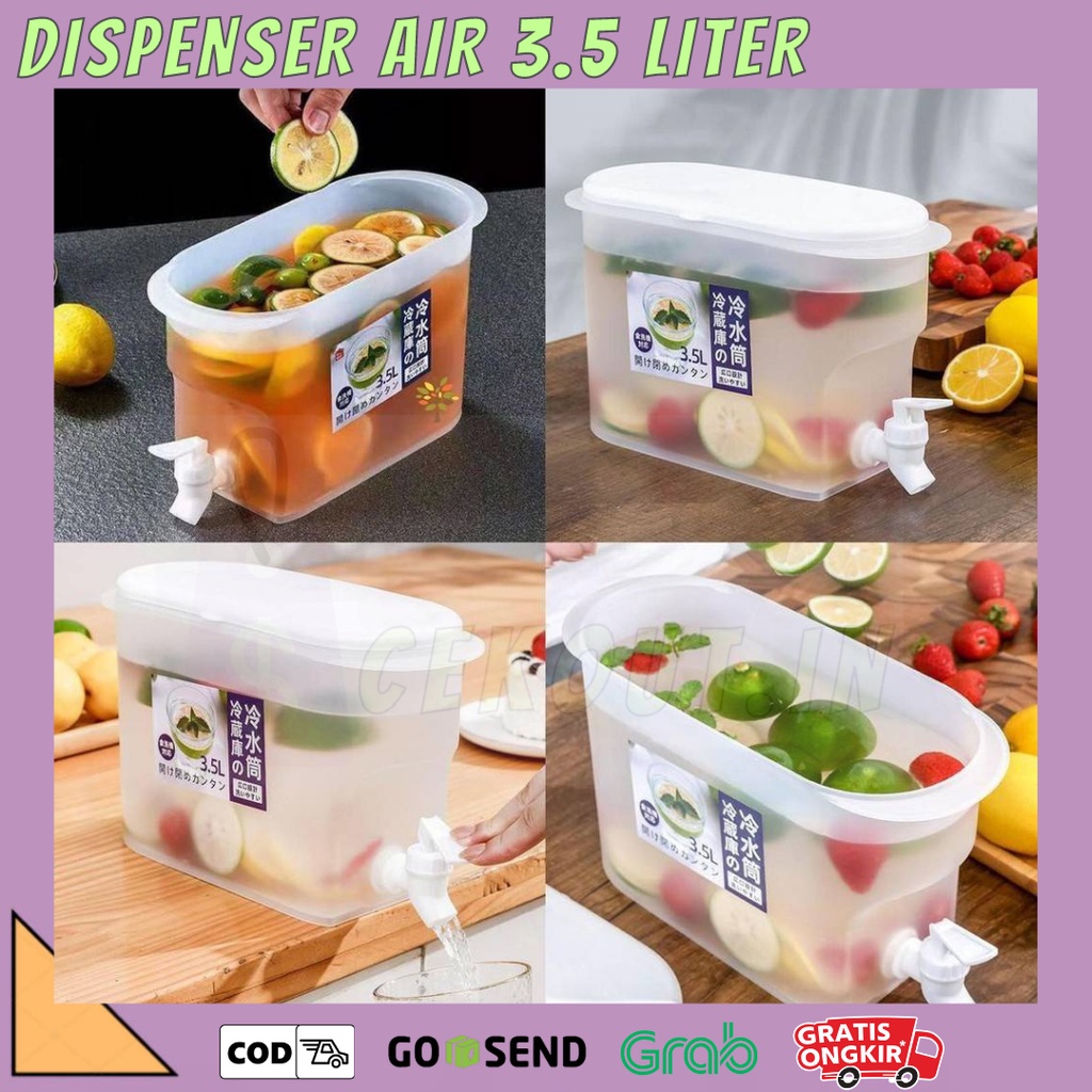 DISPENSER AIR MINUM KULKAS 3,5 LITER/DISPENSER KULKAS PORTABLE/TEMPAT GALON MINI