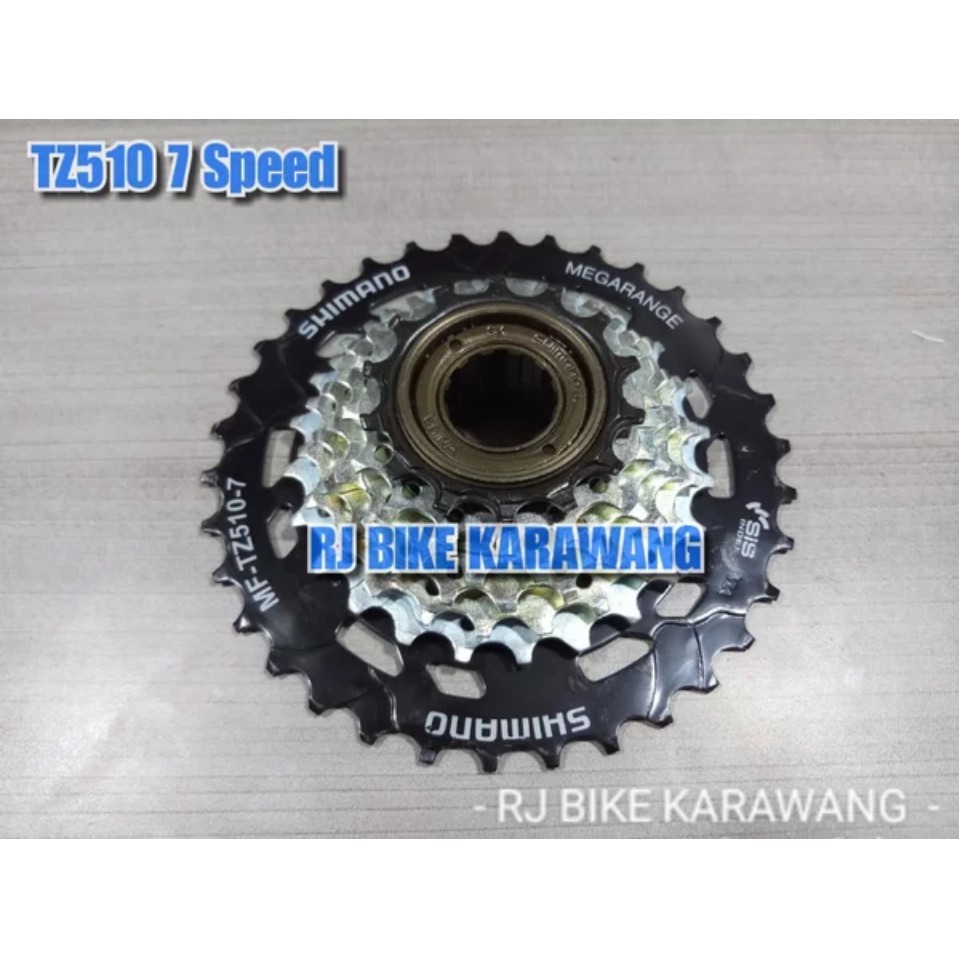 Freewheel Shimano TZ510 7 Speed Drat Megarange 14-34T