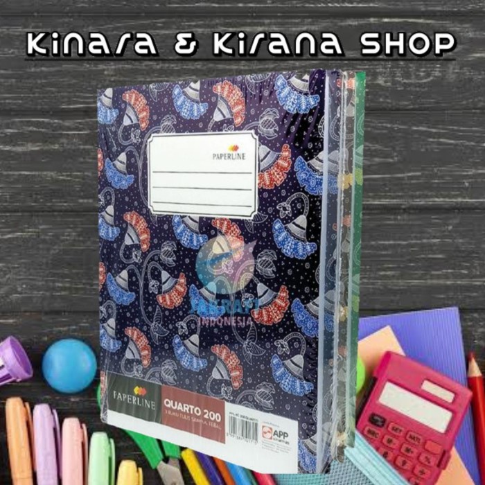 

Promo Bulan Ini Buku Tulis Hard Hover Ukuran Kwarto 200 Lembar Paperline Diskon