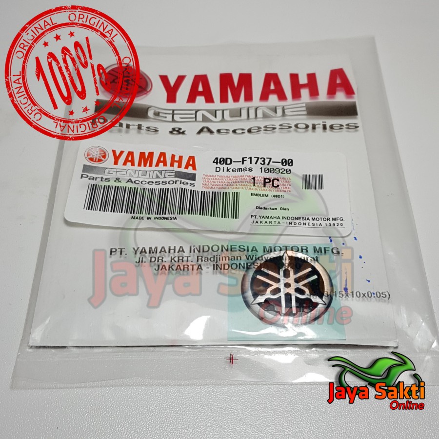 EMBLEM LOGO STANG STIR NMAX - NEW NMAX 2020 ASLI YAMAHA
