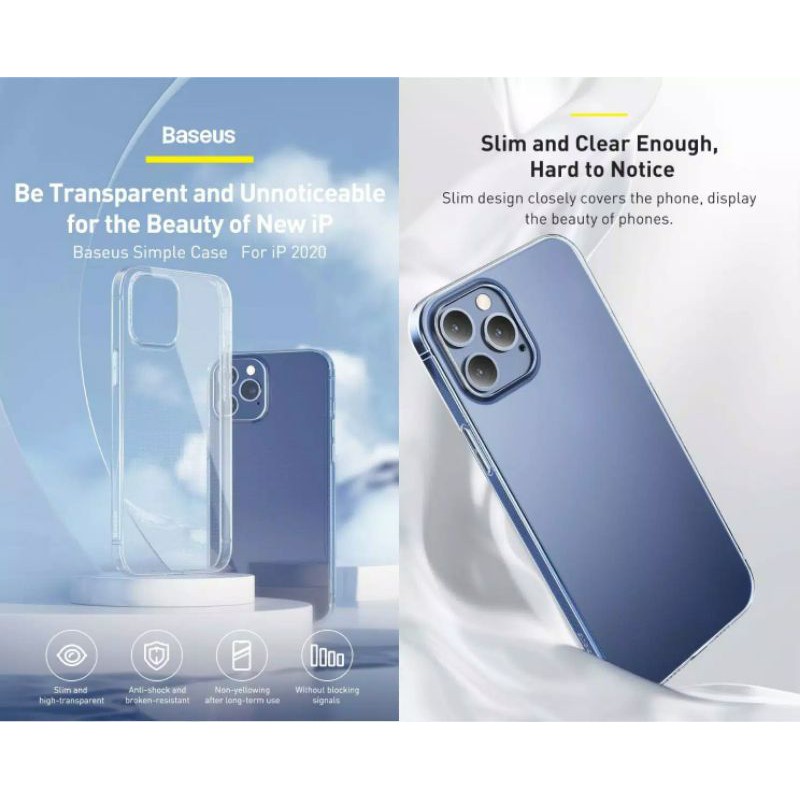 baseus simple case ipone 12 mini 12 pro 12 pro max