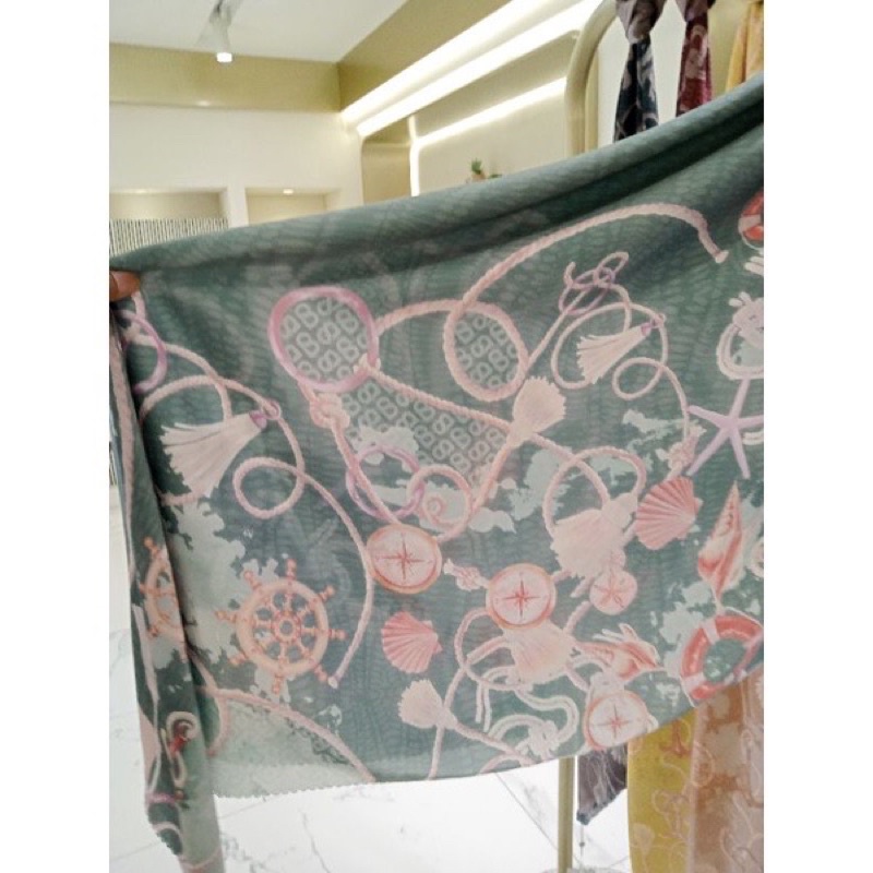 NEW Buttonscarves Nautical Series Clove (Hijau)