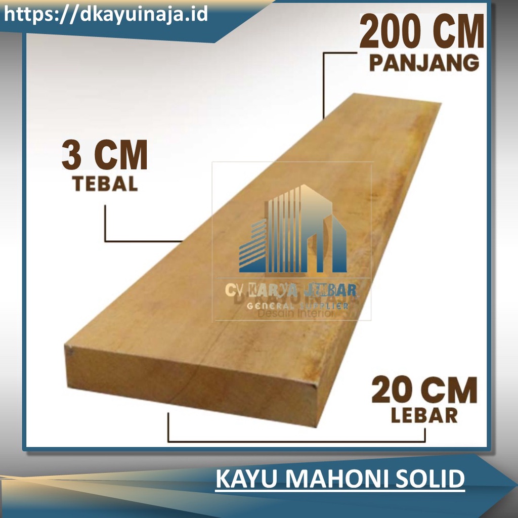 Jual Papan Kayu Dinding Ambalan Murah Mahoni Mahogany Tebal 3cm Lebar 20cm Panjang 2 Meter Serut