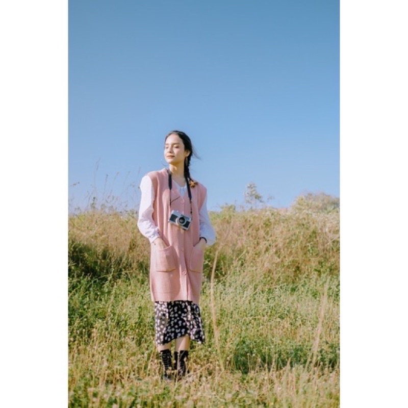 Cesa Knit Long Cardigan / Baju Raju Cardigan Wanita Import