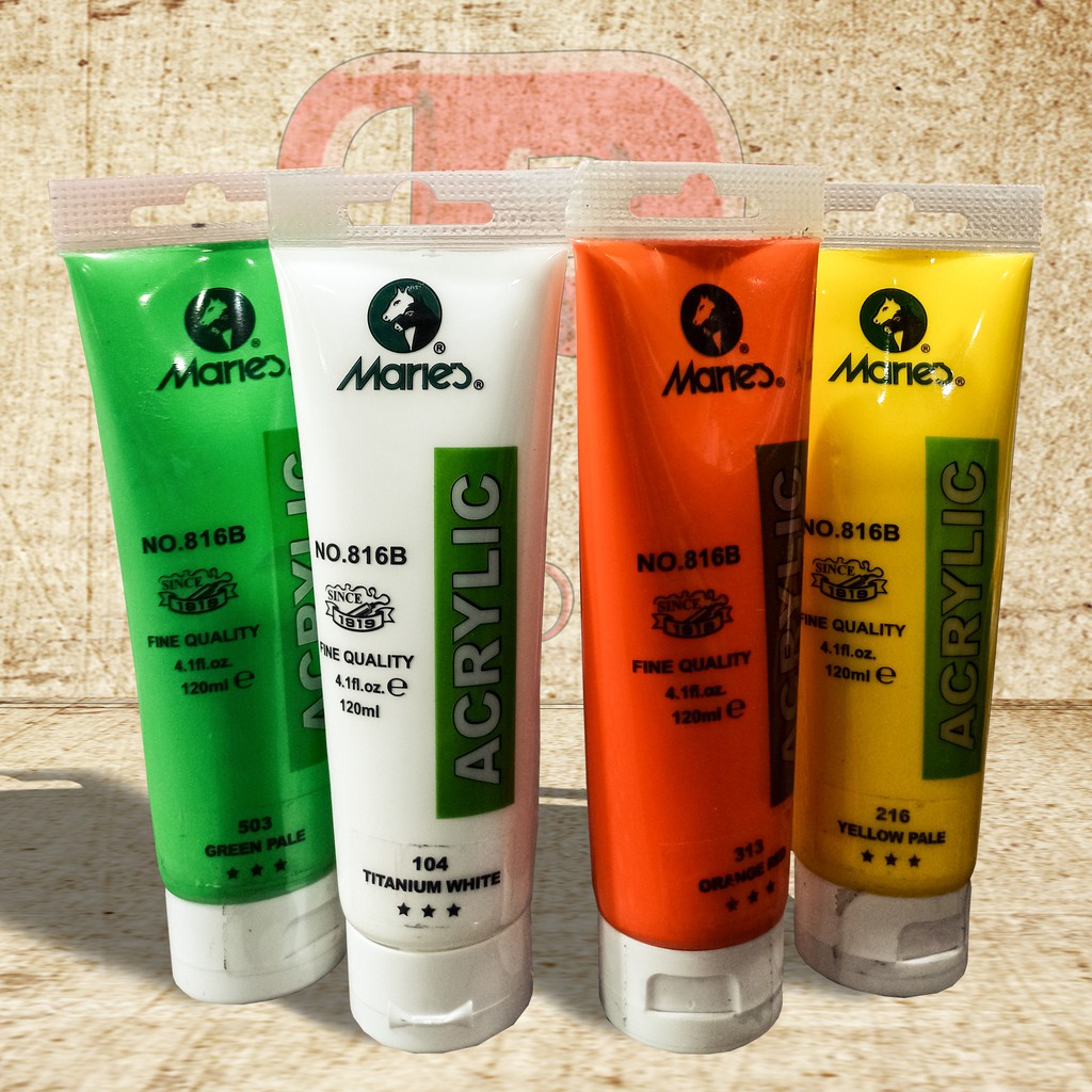 

CAT LUKIS MARIES AKRILIK 120ml / PAINT ACRYLIC / CAT LUKIS AKRILIK