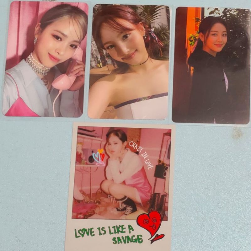 Jual Itzy Crazy In Love Cil Photocard Ryujin Nayeon Twice Photocard Yves Loona Photocard