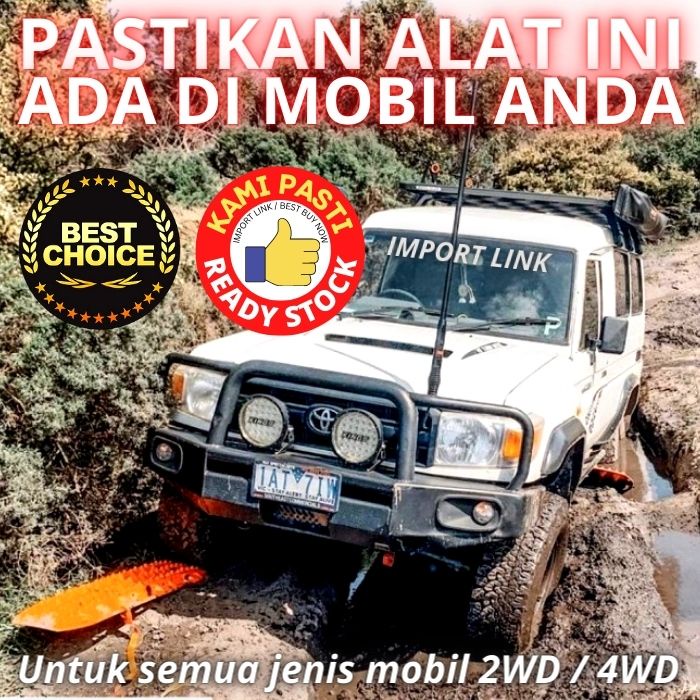 Heavy duty maxtrax traction board emergency recovery mud sand offroad 4x4 pengganti dongkrak jack mo