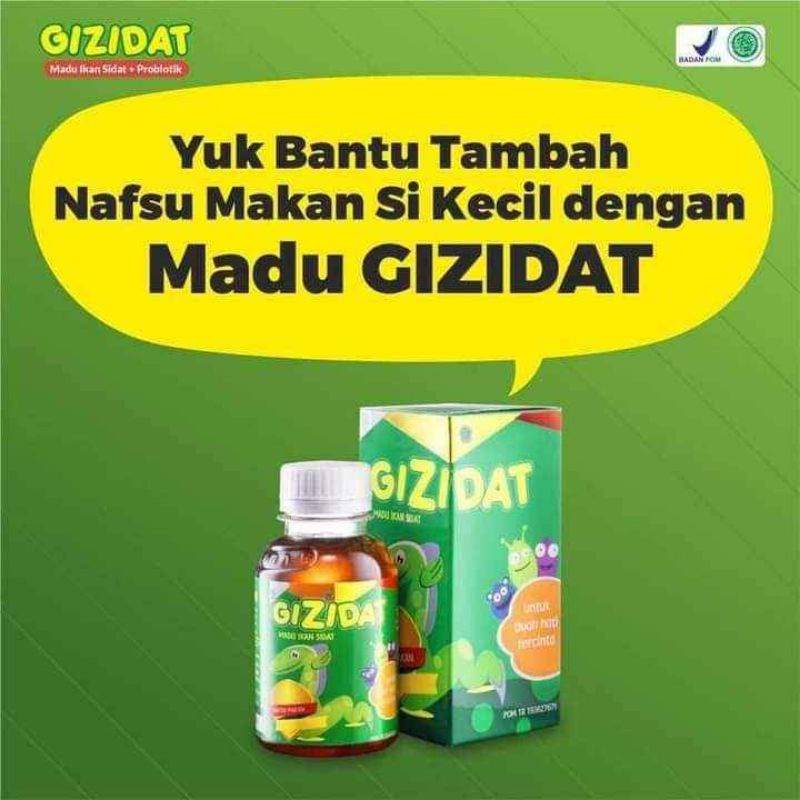 GIZIDAT Asli Original Penambah Napsu Makan Anak