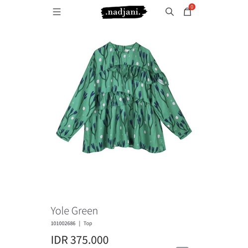 YOLE GREEN #nadjani DEFECT SALE