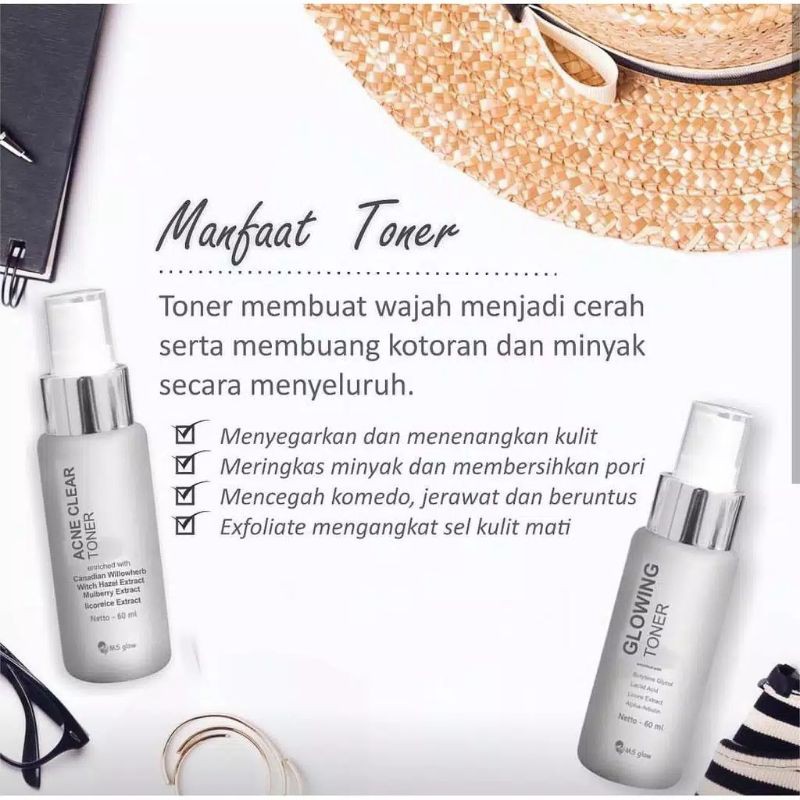 MS GLOW TONER GLOWING | MS GLOW ACNE TONER