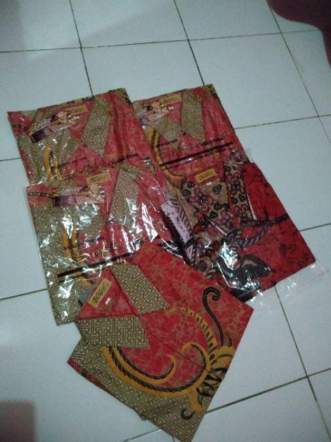 Jual Baju Batik Pria Baju Batik Modern Kemeja Batik Pekalongan Hem Batik Kemeja Motif Wayang Blok 4