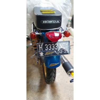 Plat Nomer Akrilik Variasi Motor Kontes