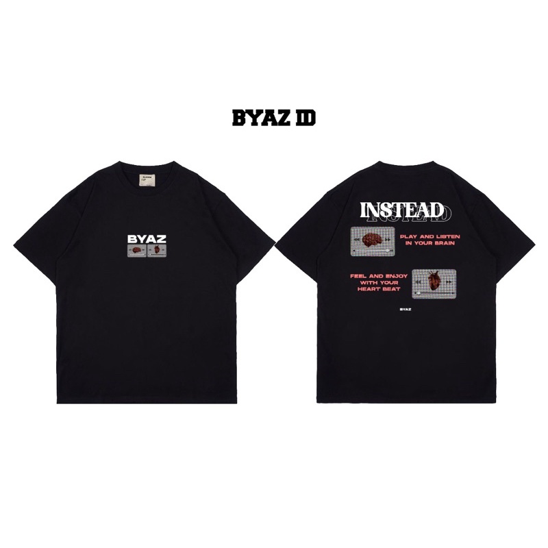 T Shirt Playlist Instead BYAZ Original (003)