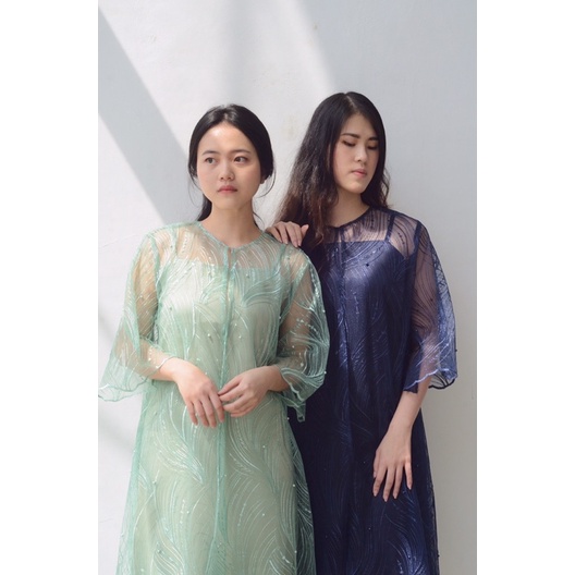 Selim Label Mora Dress Semi Kebaya Dress Midi Dress Brokat Dress