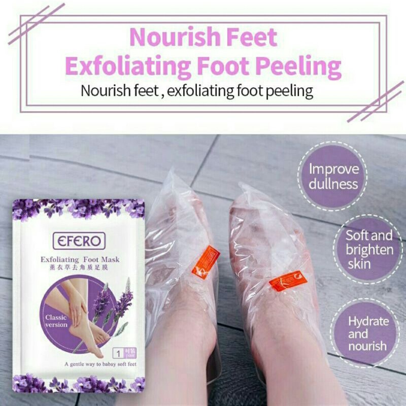 masker kaki ekfoliating foot mask