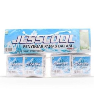 Jual JESSCOOL EFFERVESCENT ORIGINAL ASLI RENCENG ISI 20 TABLET 4,5 GR ...