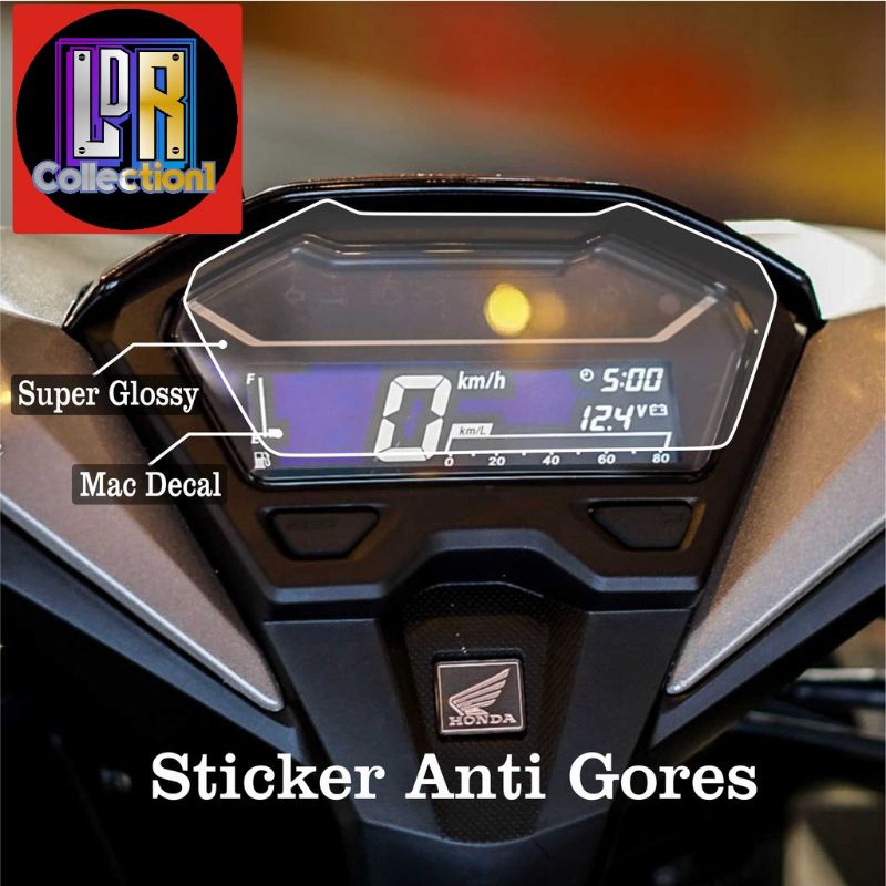 stiker motor sticker variasi stiker anti gores spidometer vario