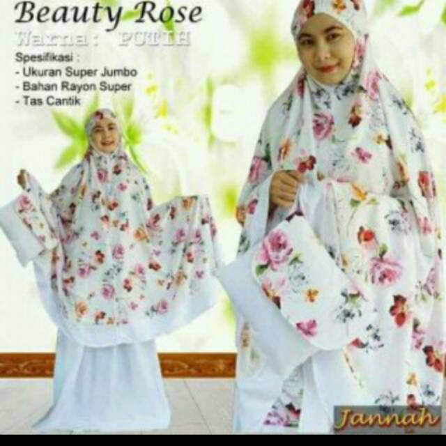 MUKENA BALI BEAUTY ROSE
