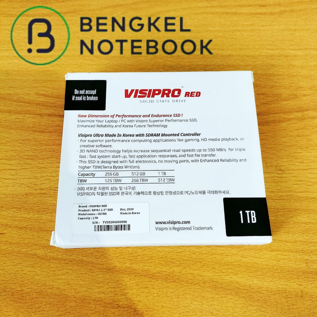 SSD VISIPRO ULTRA RED 1TB Capacity : 1TB