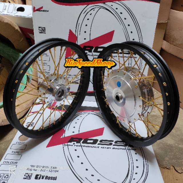 Velg JariJari Ring14 Mio-Fino-Xeon JariJari Gold Velg Hitam