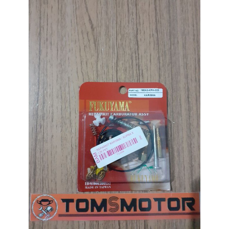 Repairkit carburator assy karisma supra x 125 lama repair kit karburator komplit set fukuyama skep