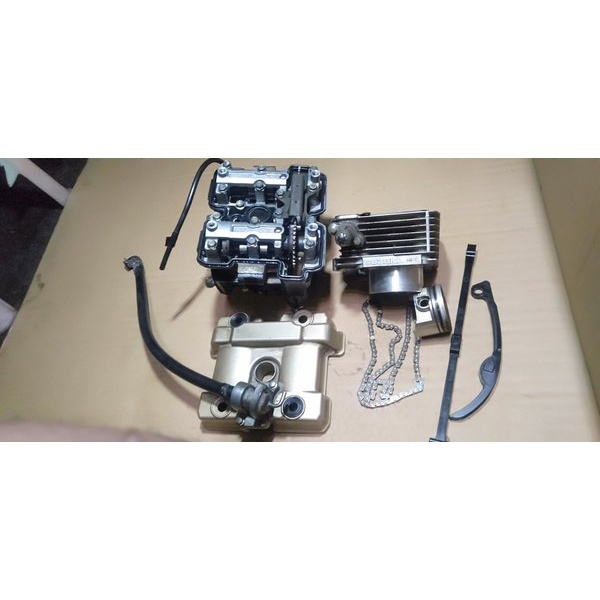 Blok Cylinder Head Blok Head boring Blok Seher Piston Satria Fu 150 facelift Original Blok Silinder