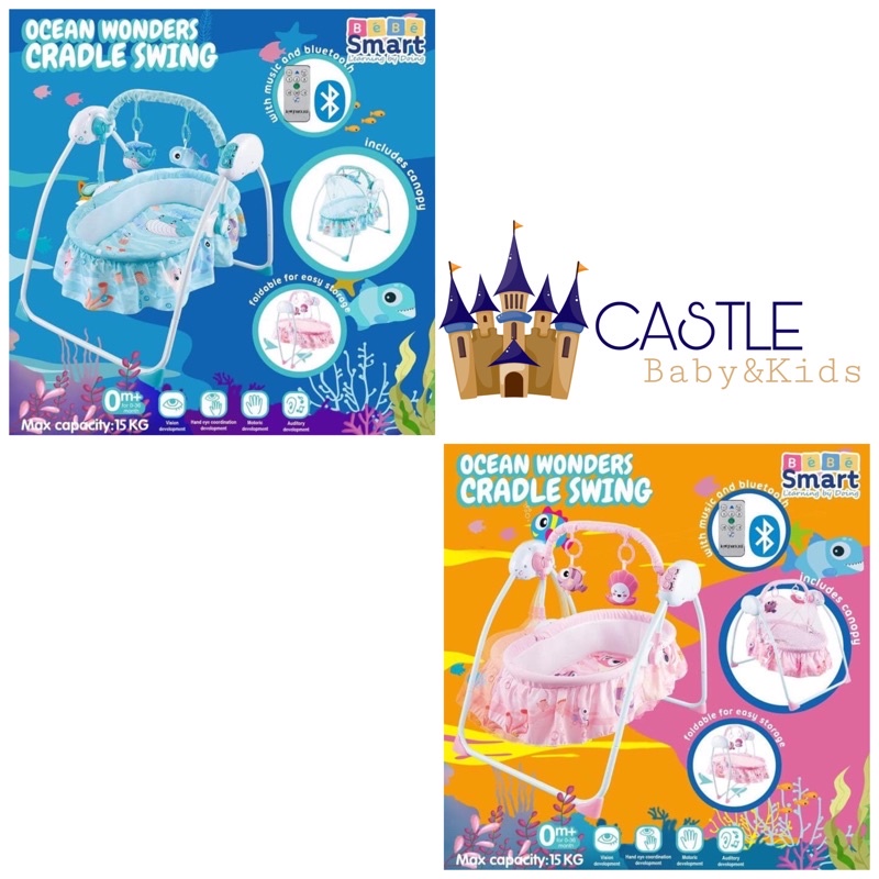 Castle - Box Baby Bebe Smart - Tempat Tidur Anak Murah - Kasur bayi - kasur swing - baby box