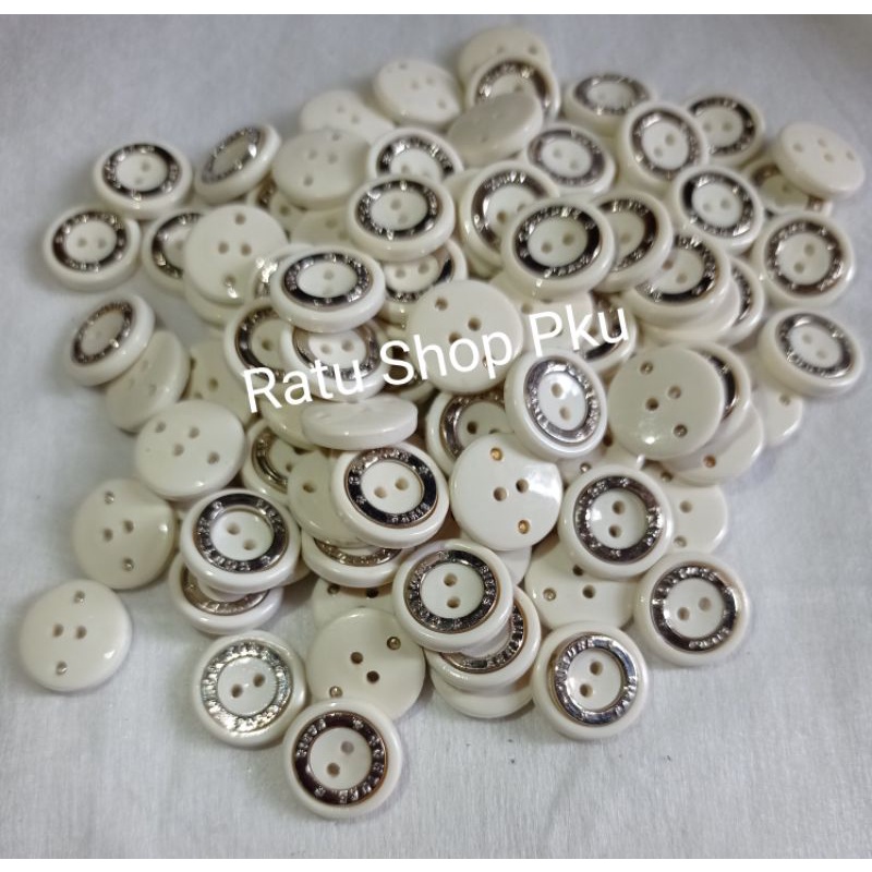 Kancing Baju Hias diameter 14mm