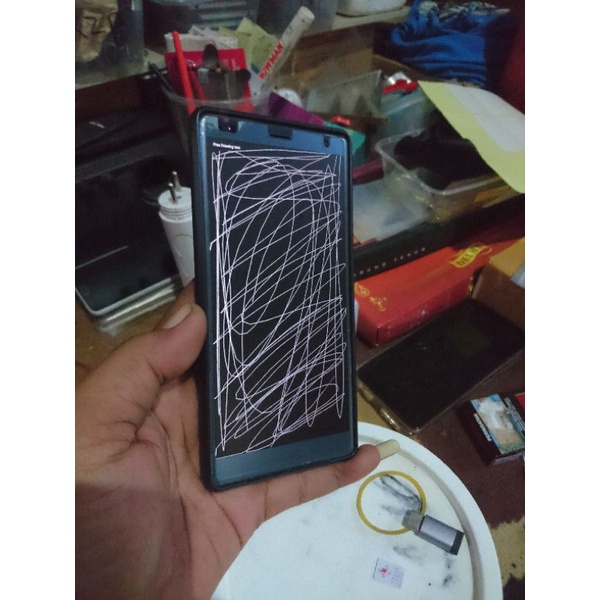 lcd original copotan sony xz2 deep green