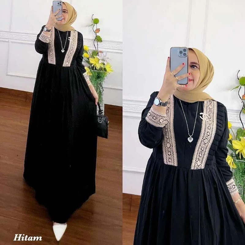 DRESS - HELENA DRESS - DRESS WANITA - PAKAIAN MUSLIM