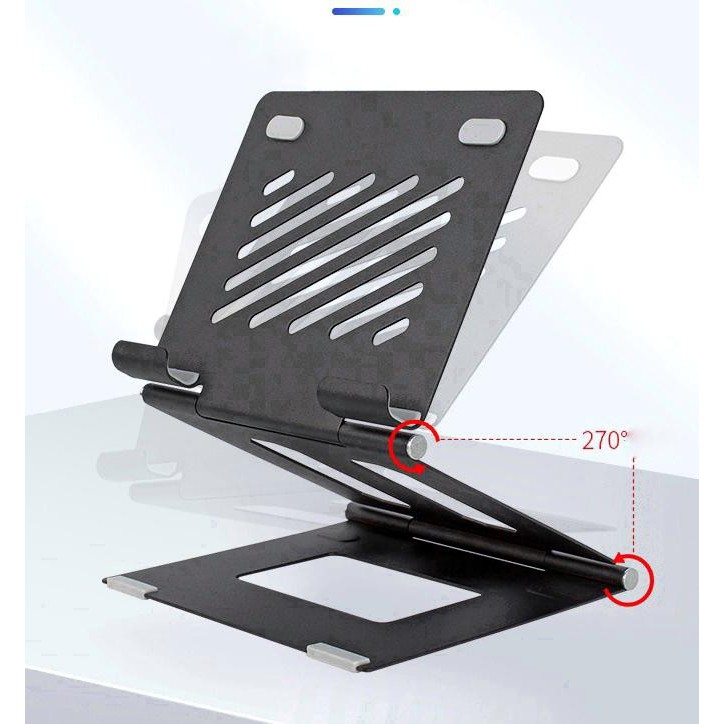 SB LS001 Stand Laptop Notebook Macbook Tablet Stand Aluminium Adjustable Portable Holder