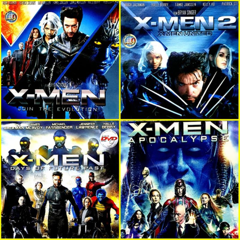 Paket Kaset Film Bioskop - Video Film X-Men 4disc