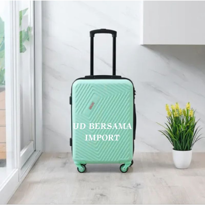 SUPERCASE Koper 20Inc Macaroon Hijau/Luggage Travel