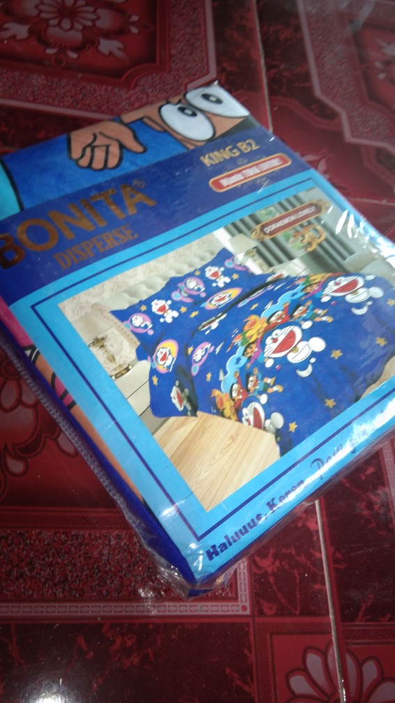Sprei Bonita No 1 Uk 180x200 Doraemon Lovely